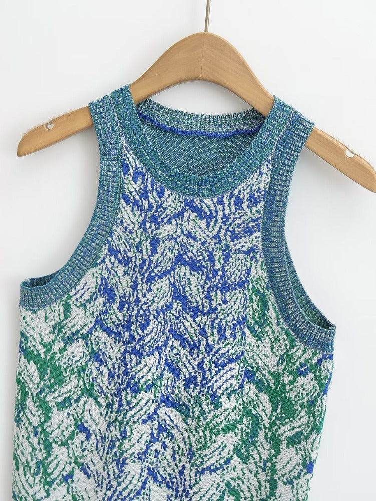 Gradient Knitted Tank Top