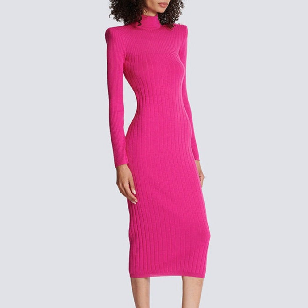 Classy Knitted Slimming Dress